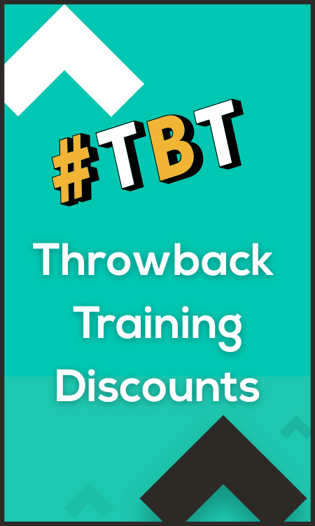 Throwback Training CTA